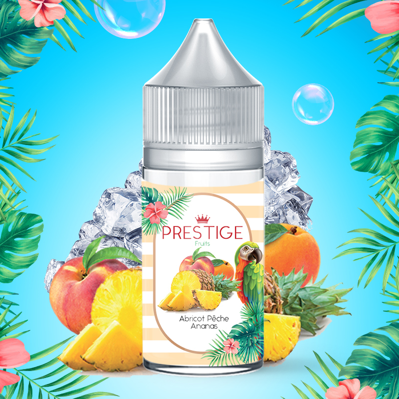 Prestige Fruits -Abricot Pêche Ananas 30 ML