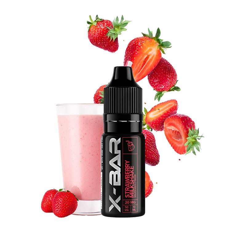 X-Bar - Strawberry Milkshake 10ml Salt Nic