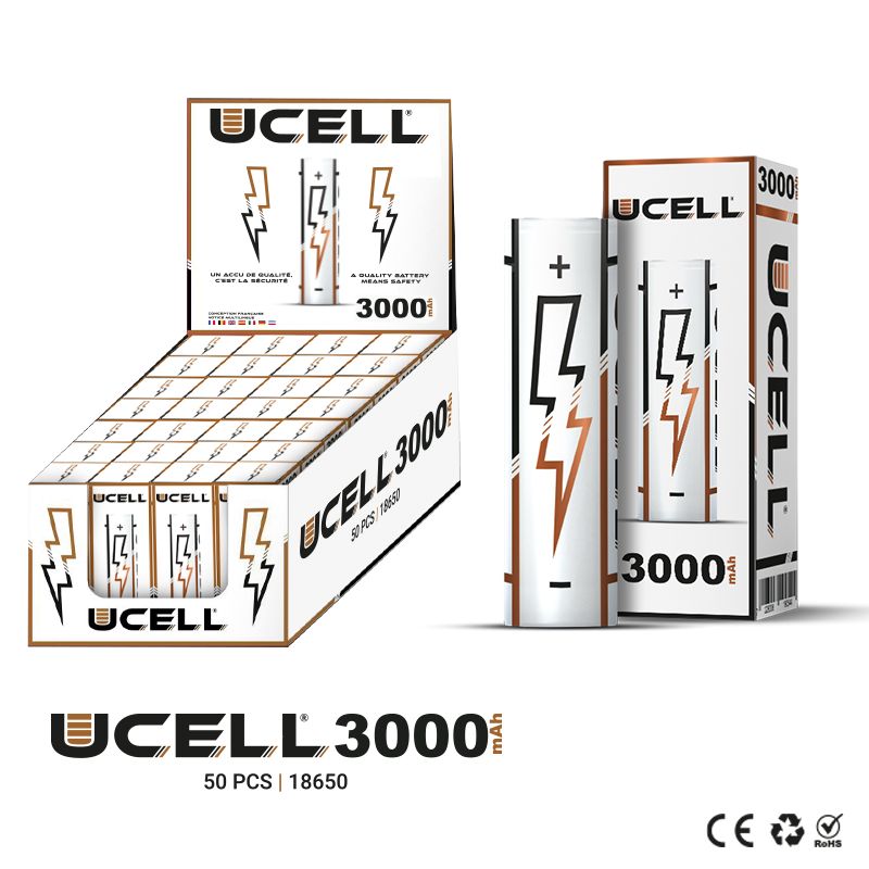 Ucell - Accu 18650 3000mAh 30A