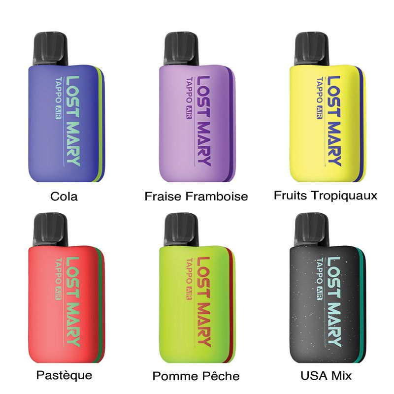 Lost Mary - Kit Pod Découverte Tappo Air 20mg - 2ml Prefilled