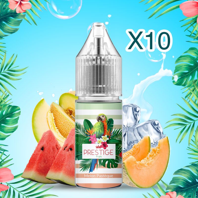 Prestige Fruits - Nic Salt - Melon Watermelon - 50/50 - 10ml X10