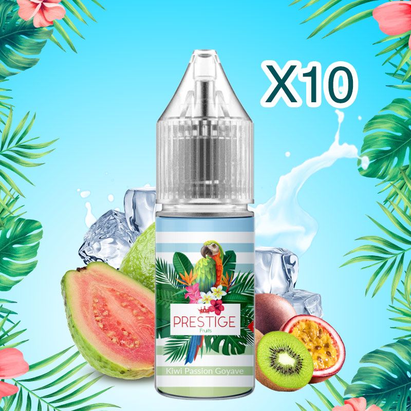 Prestige Fruits - Nic Salt -Kiwi Passion Goyave - 50/50 - 10ml X10