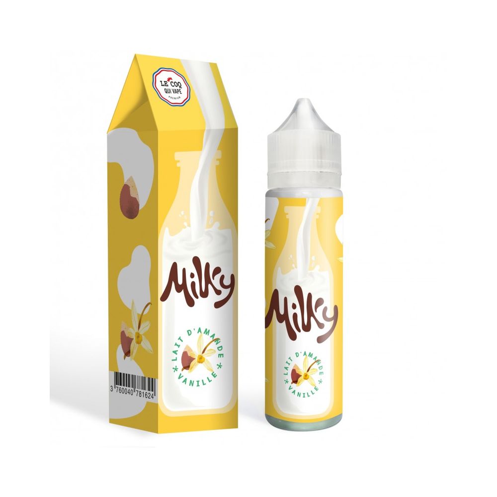 Milky by Le Coq qui Vape - Lait Amande Vanille 50ml