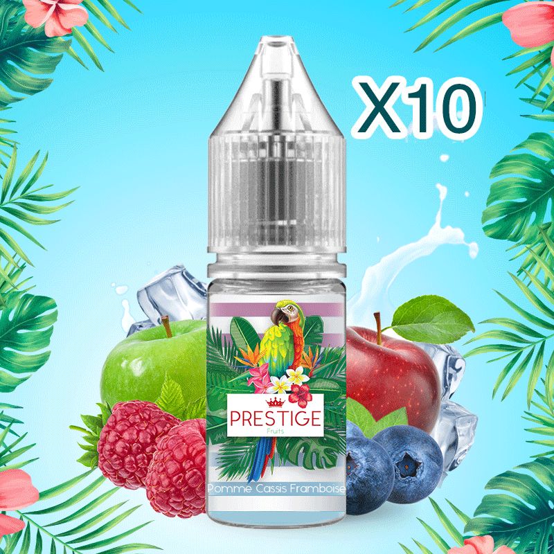 Prestige Fruits - Nic Salt - Apple Blackcurrant Raspberry - 50/50 - 10ml x10
