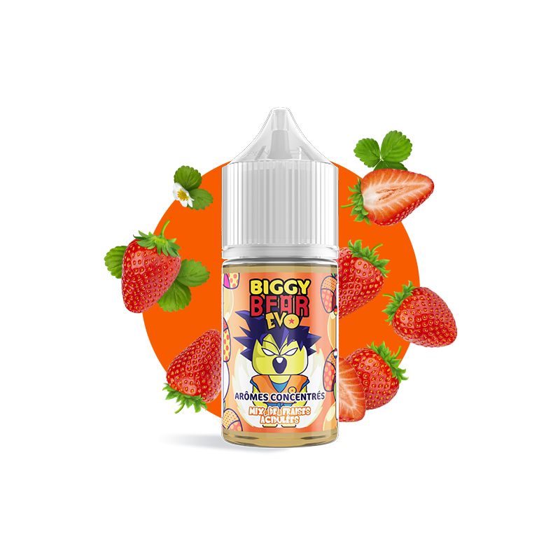 Biggy Bear EVO - Mix de Fraises Acidulée Concentré 30ml
