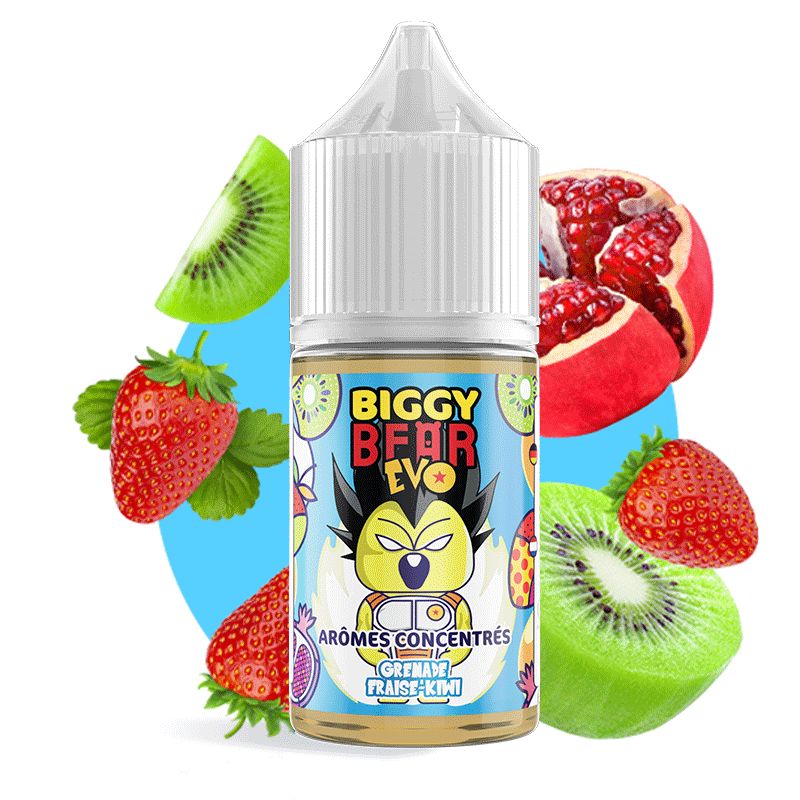 Biggy Bear EVO - Grenade Fraise Kiwi Concentré 30ml