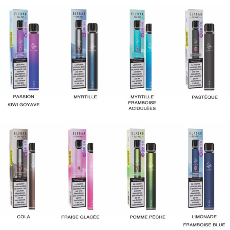 Elfbar - Kit Découverte Elfa Pro 500Mah 20MG