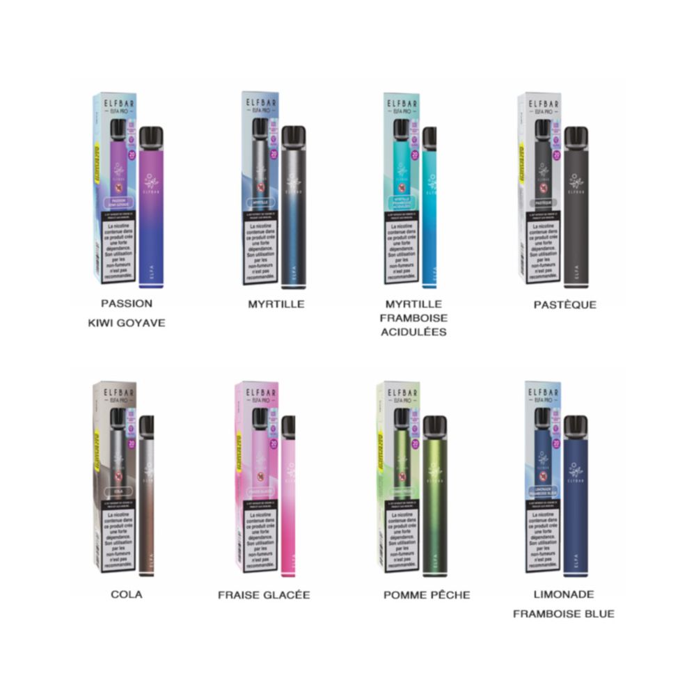 Elfbar - Kit Découverte Elfa Pro 500Mah 20MG