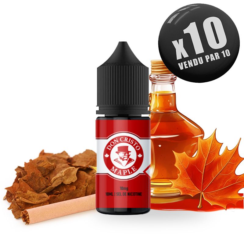 PGVG - Don Cristo Maple - NicSalt - 10-20mg - 10ml X10
