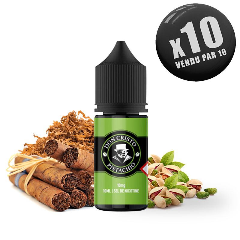 PGVG - Don Cristo Pistachio - NicSalt - 10-20mg - 10ml X10