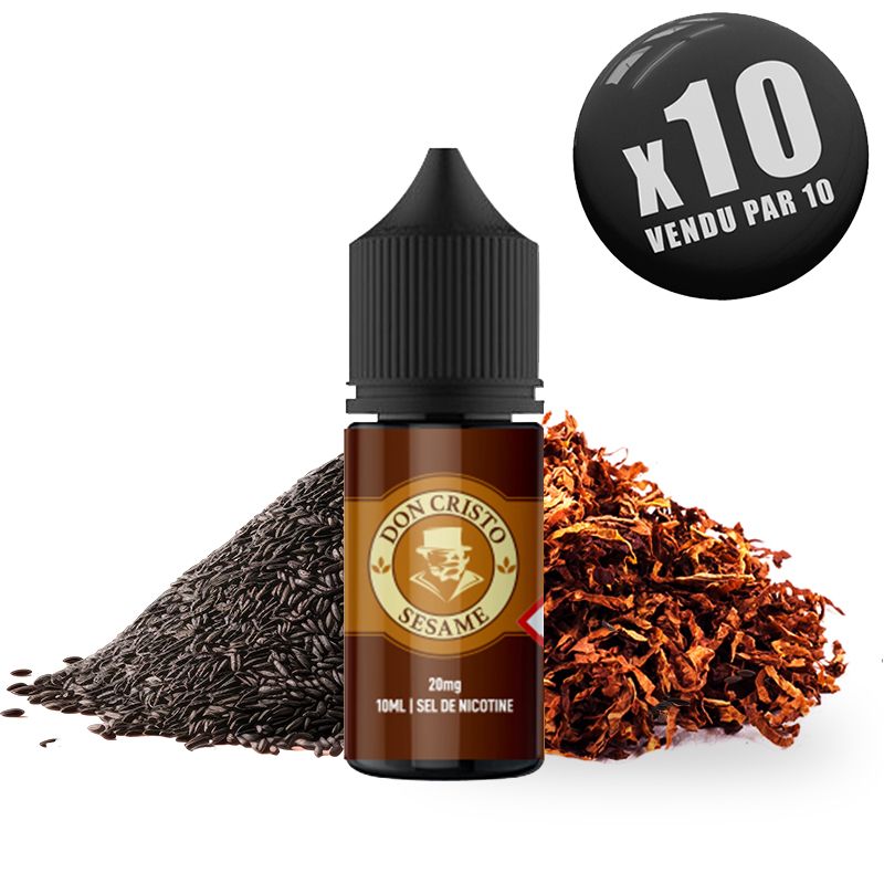 PGVG - Don Cristo Sesame - NicSalt - 10-20mg - 10ml X10
