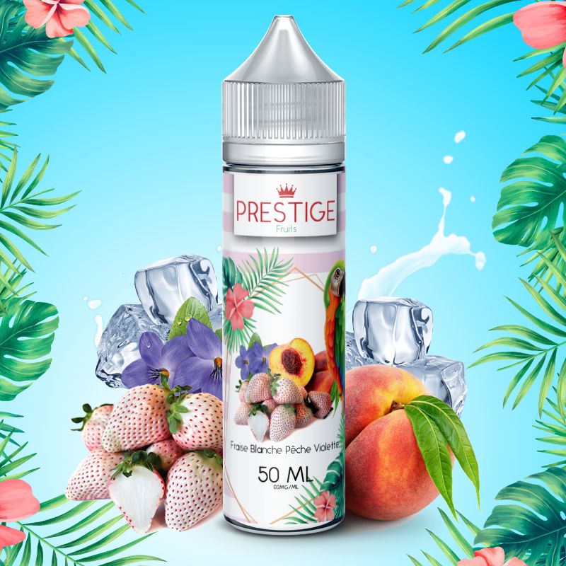Prestige Fruits - Fraise Blanche, Pêche, Violette 50ml