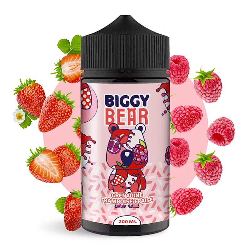 Biggy Bear - Grenadine Raspberry Strawberry 200ml
