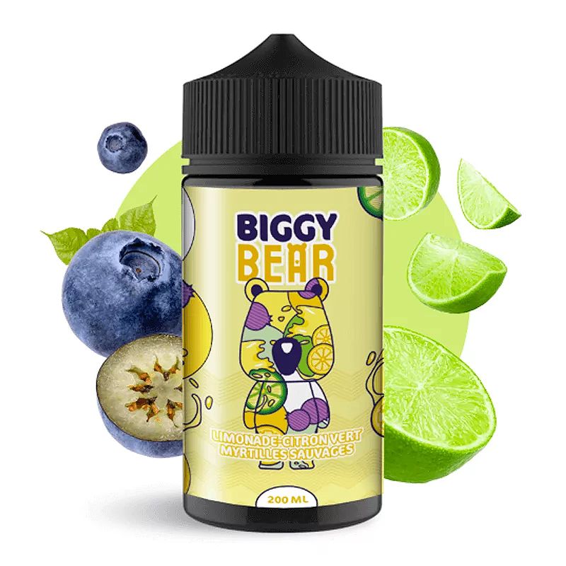 Biggy Bear - Wild Blueberry Limeade 200ml