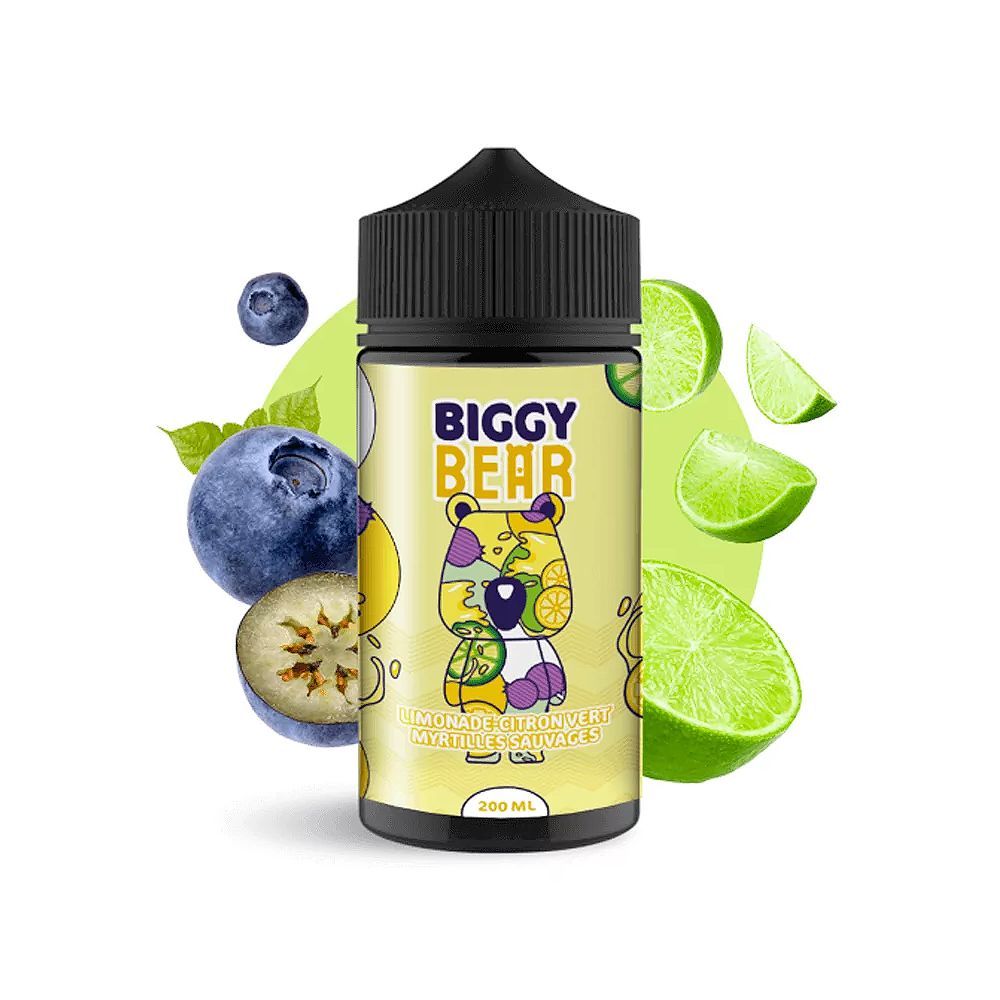 Biggy Bear - Limonade Citron Vert Myrtilles Sauvages 200ml