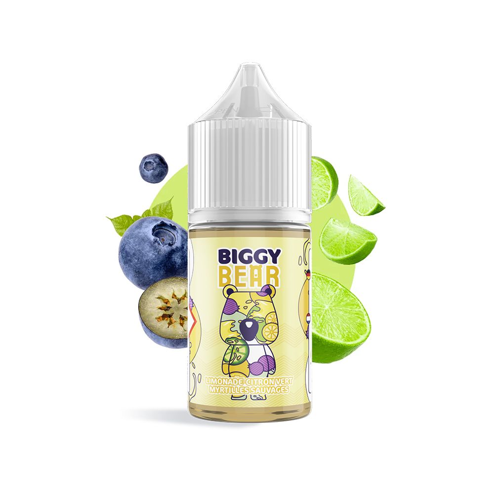 Biggy Bear - Lemonade Lime Wild Blueberry Concentrate 30ml