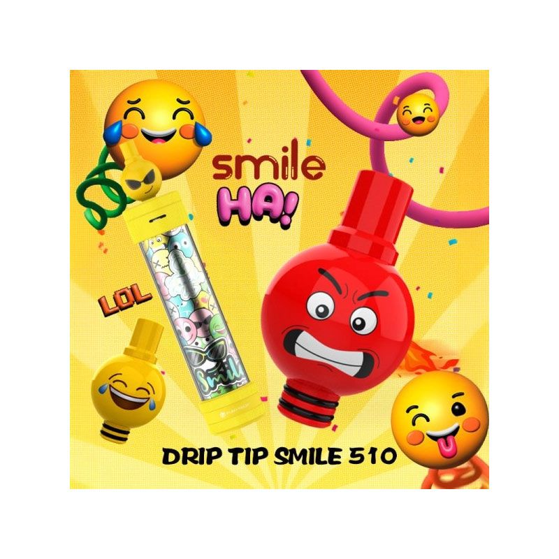 Fumytech - Drip Tip 510 Smile L - A/B/C/D/E X3