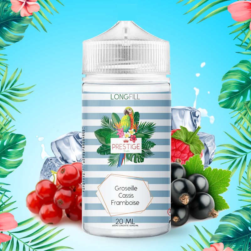 Prestige Fruits - LongFill Groseille Cassis Framboise Concentré 20ml/120ml