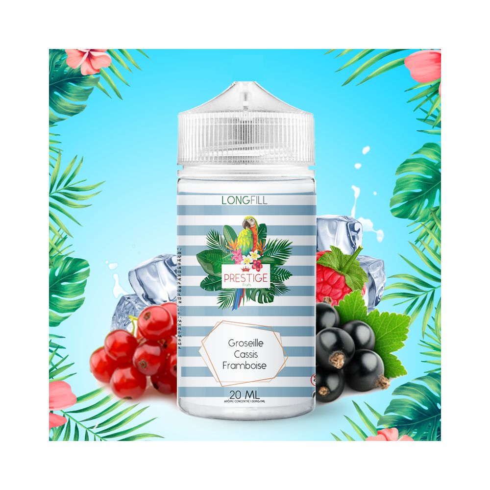 Prestige Fruits - LongFill Groseille Cassis Framboise Concentré 20ml/120ml