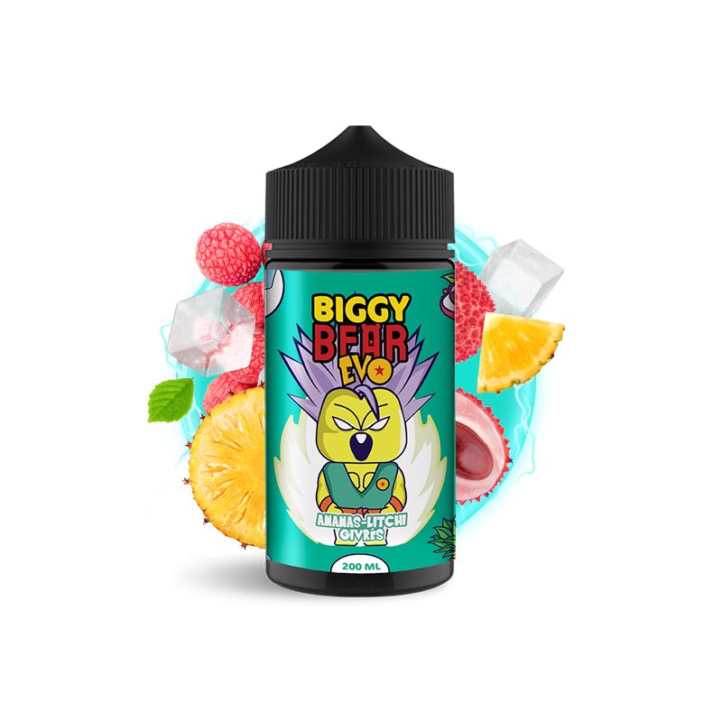 Biggy Bear Evo - Ananas Litchi Givrés - 50/50 200ml