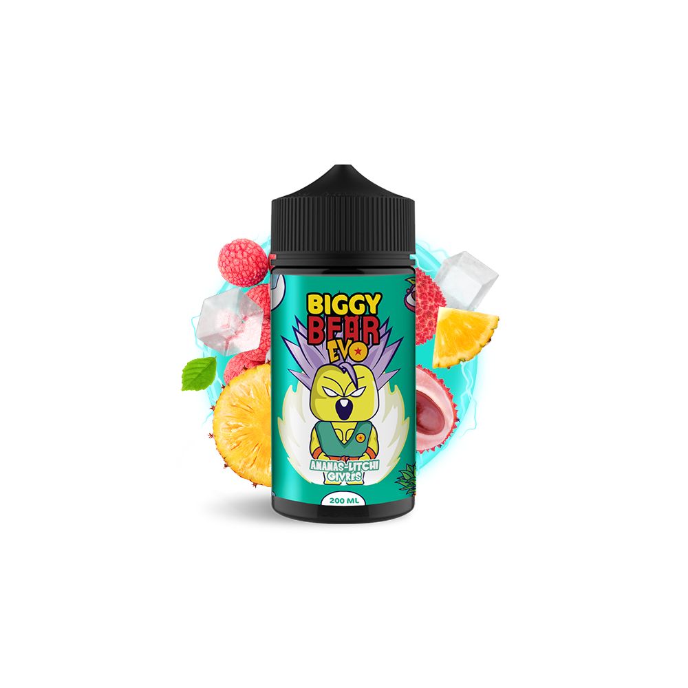 Biggy Bear Evo - Acidulated Strawberry Mix - 50/50 200ml