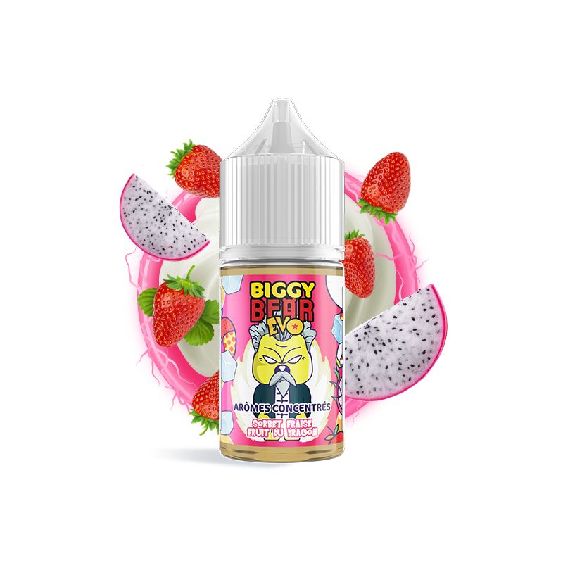 Biggy Bear EVO - Strawberry Sorbet Dragon Fruit Concentrate 30ml