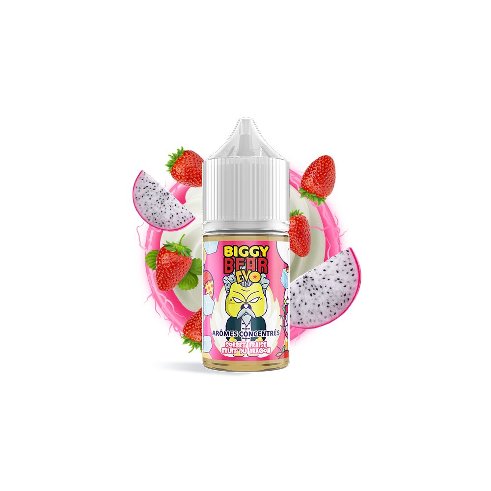 Biggy Bear EVO - Sorbet Fraise Fruit du Dragon Concentré 30ml