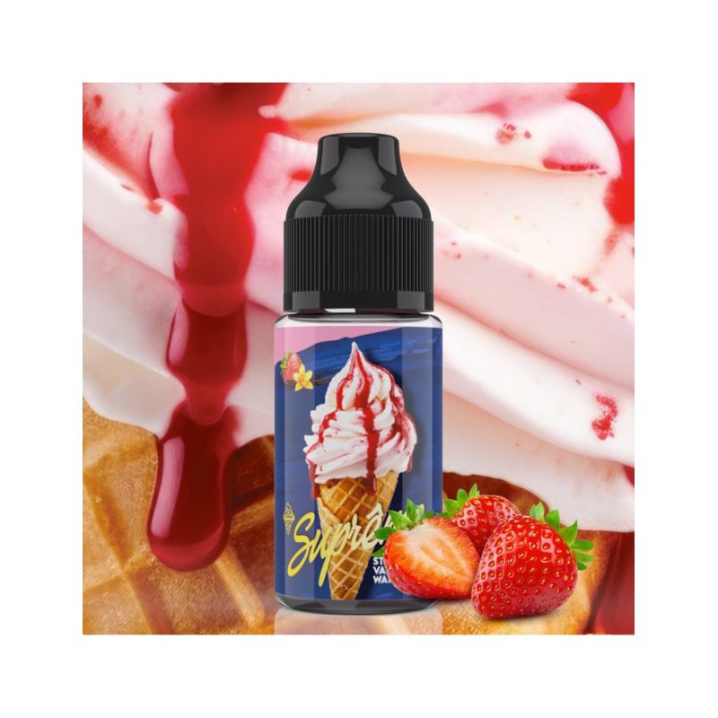 Supreme by Vape Maker- E-Cone - Strawberry Vanilla - Concentré 30ml