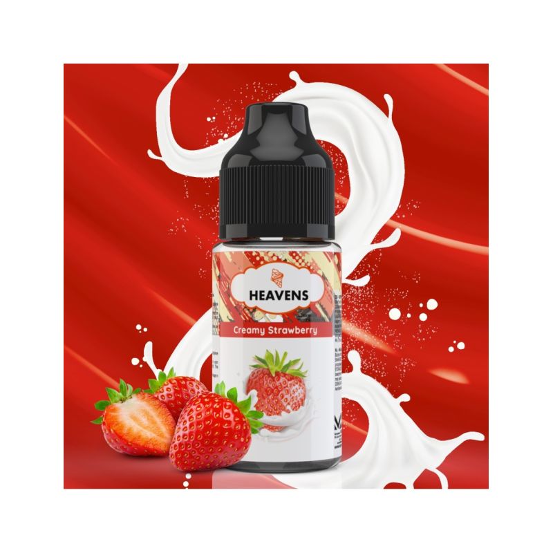 Heavens by Vape Maker- E-Cone - Creamy Strawberry - Concentré 30ml