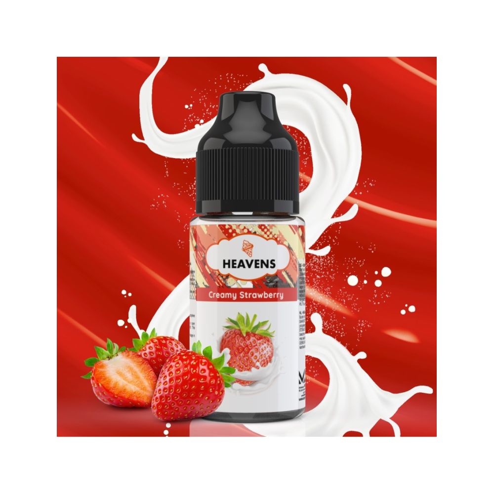 Heavens by Vape Maker- E-Cone - Creamy Strawberry - Concentré 30ml