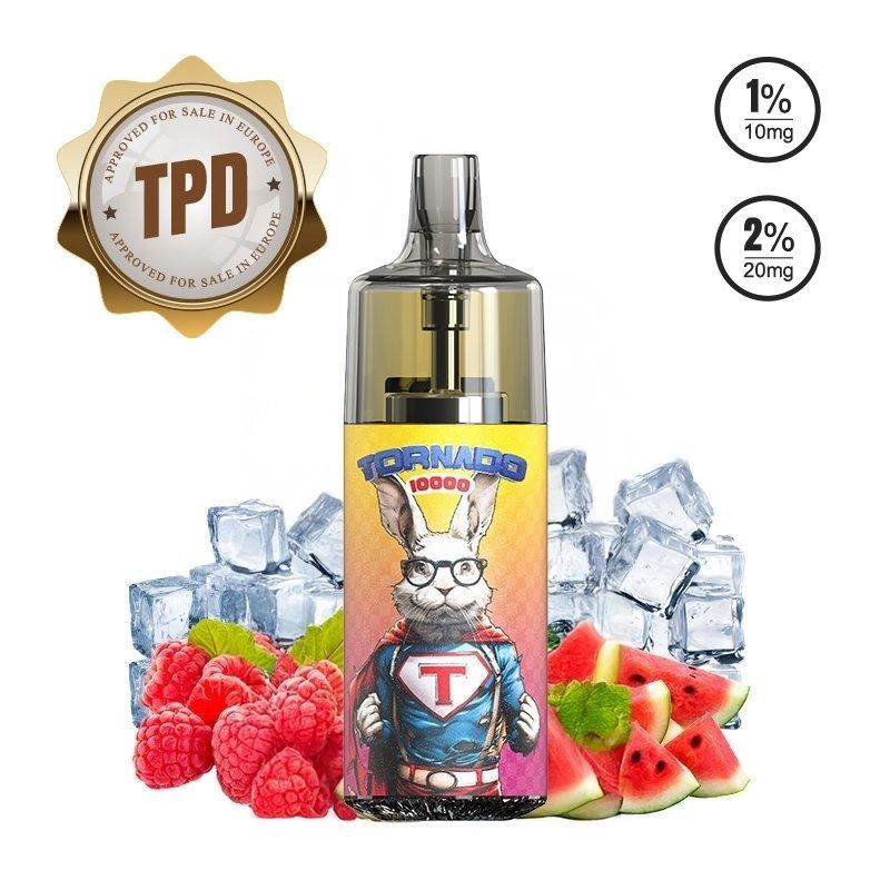 Tornado 10000 - TPD Europe Raspberry Watermelon Ice 10-20MG