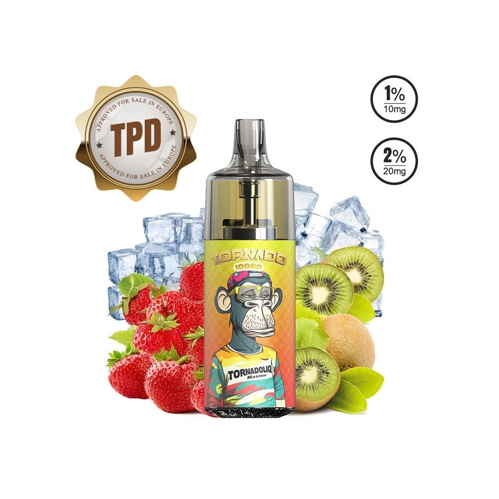 Tornado 10000 - TPD Europe Strawberry Kiwi Ice 10-20MG