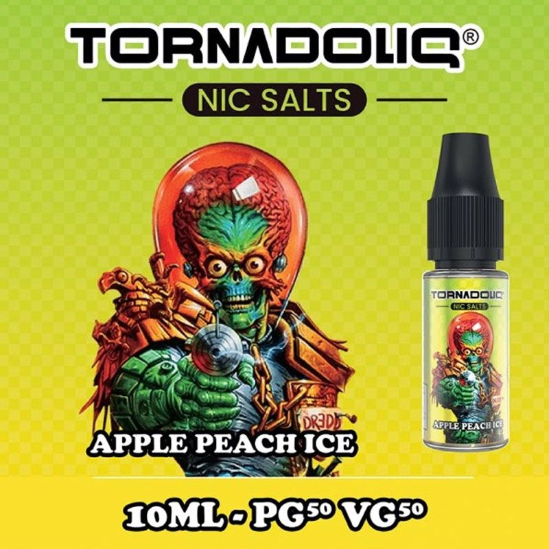 Tornadoliq - Nic Salt - Apple Peach Ice 10-20MG