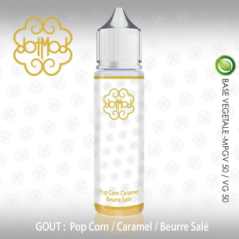 Dotmod Juice -Pop Corn Caramel & Beurre Salé 50/50 50ml