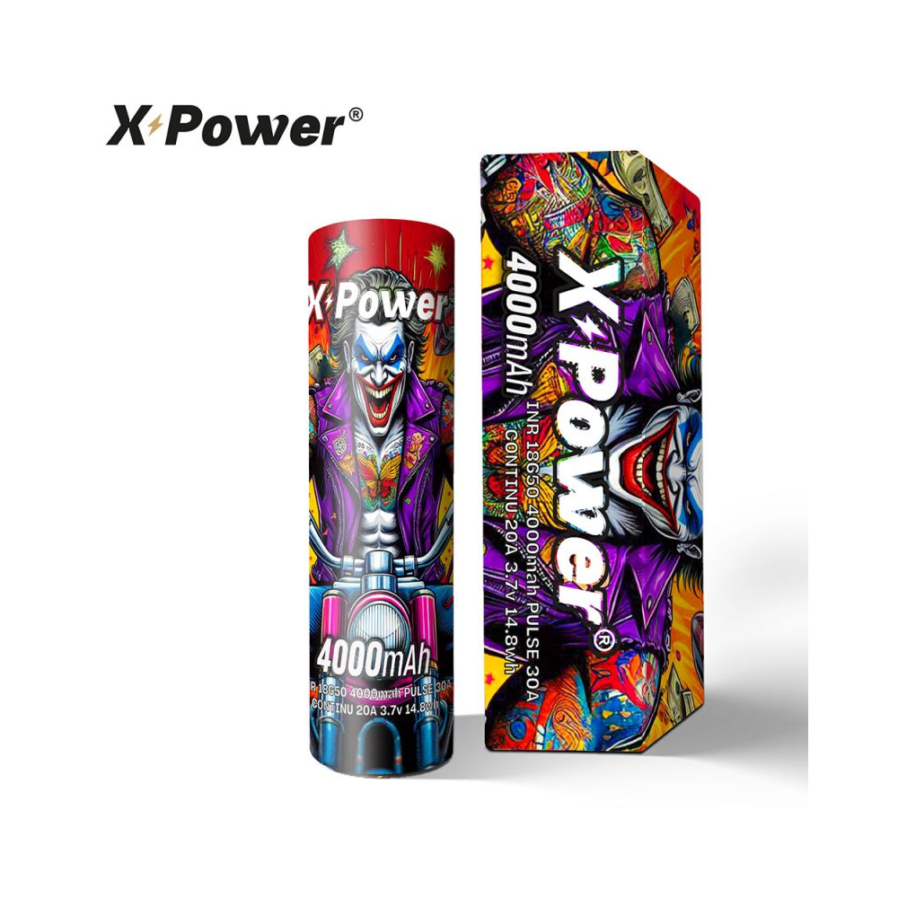 X Power- Accus 18650 4000mAh