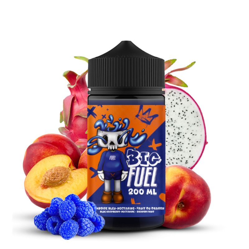 Big Fuel - Framboise Bleue Nectarine Fruit du Dragon 200ml
