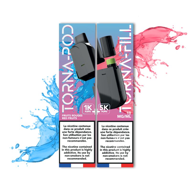 TORNA-BAR - Torna Pod / Fill Fruits Rouges 6K Puffs x5