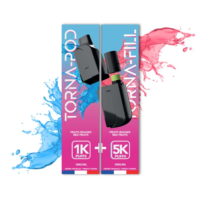 TORNA-BAR - Torna Pod / Fill Fruits Rouges 6K Puffs x5