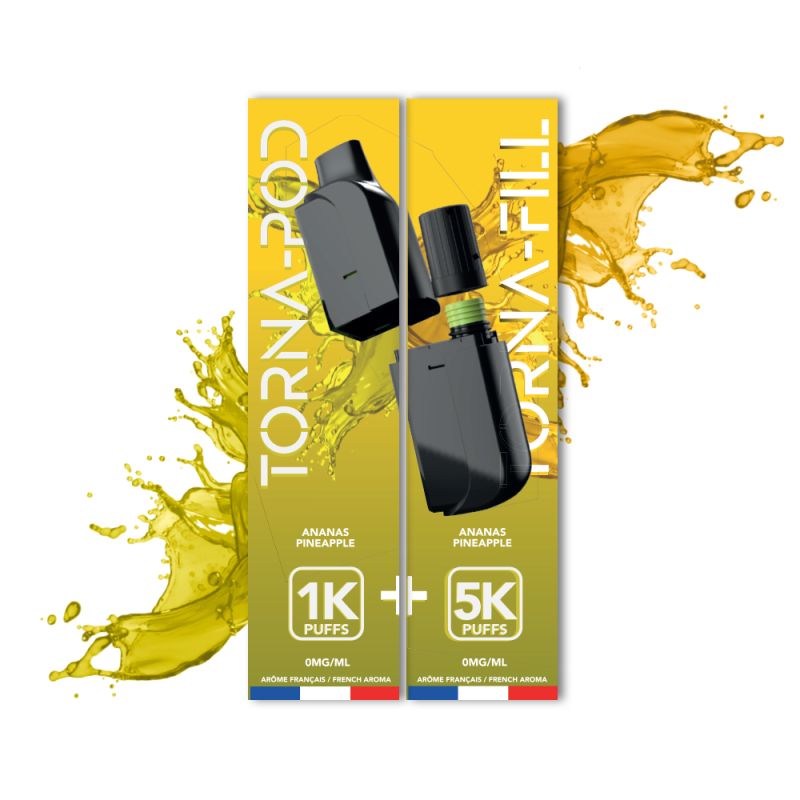 TORNA-BAR - Torna Pod / Fill Pineapple 6K Puffs x5