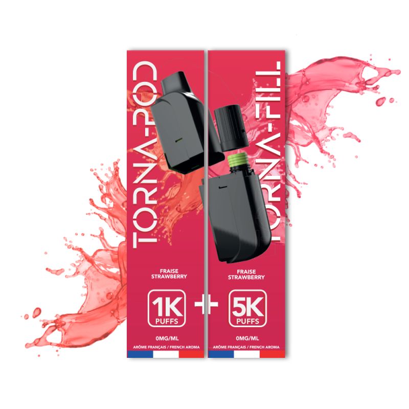 TORNA-BAR - Torna Pod / Fill Fraise 6K Puffs x5