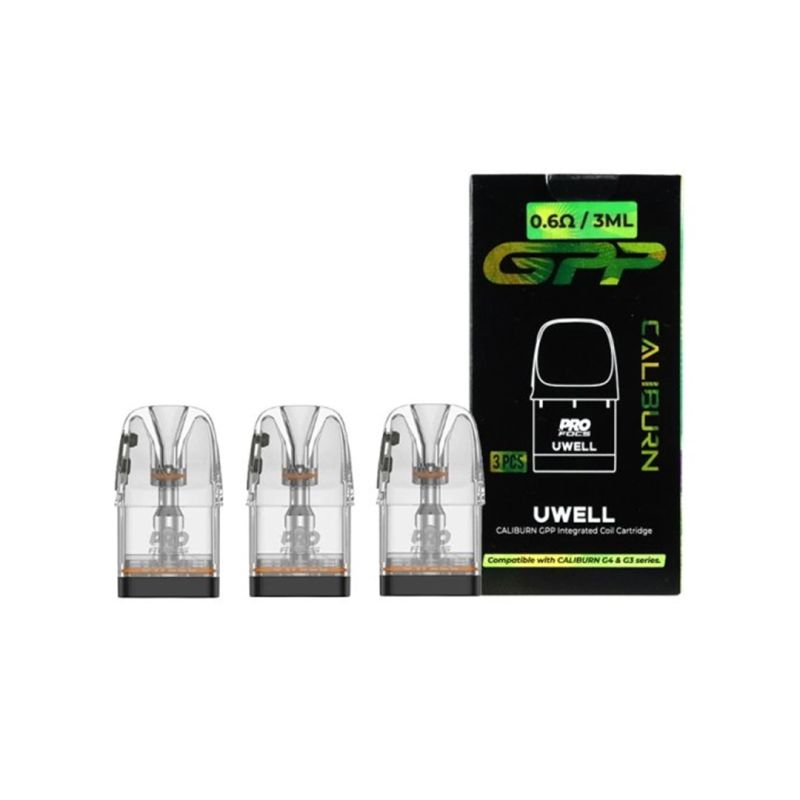 Uwell - Cartouches GPP 0.4/0.6/0.9 3ML x 3