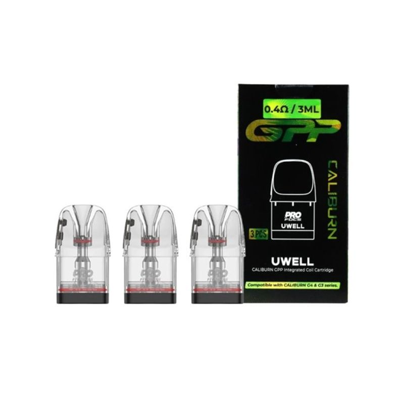 Uwell - Cartridges GPP 0.4/0.6/0.9 3ML x 3