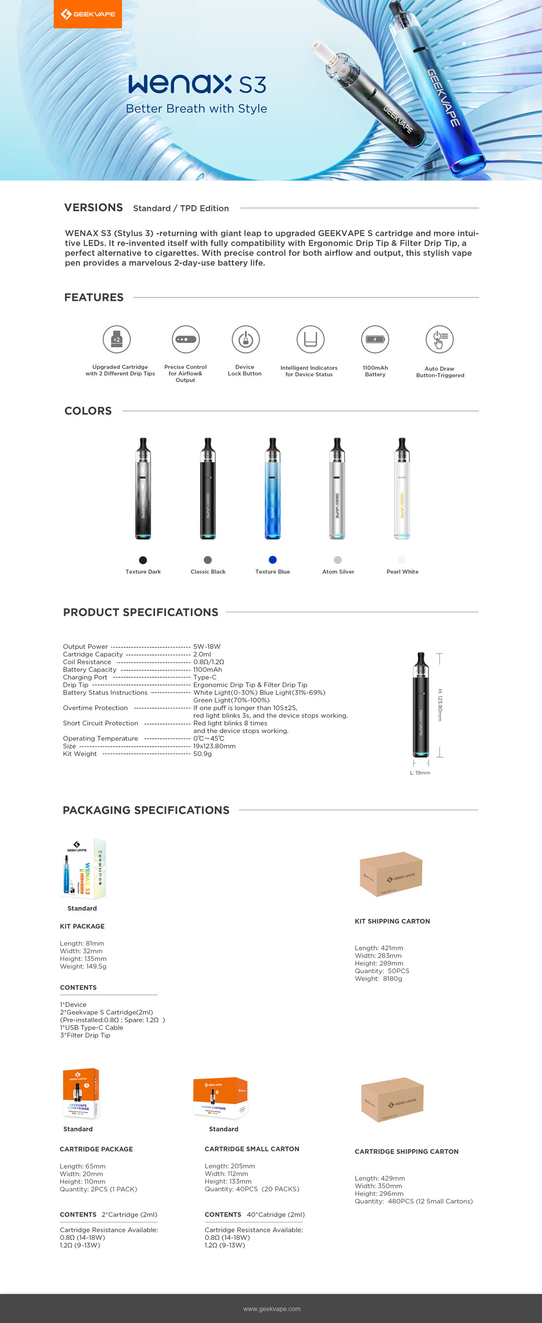 Geekvape - Wenax S